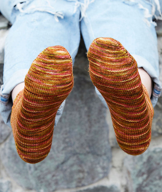A Churchmouse Yarns and Teas Pattern - Oxford Socks (PDF)