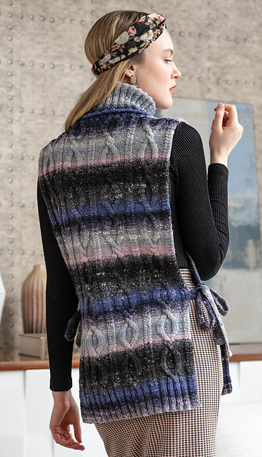 A Noro Kurepatora Pattern -  Tabard-Style Turtleneck (PDF)