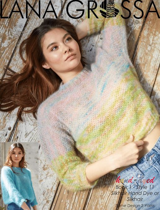 A Lana Grossa SilkHair Pattern - Sweater 1-11 (PDF)