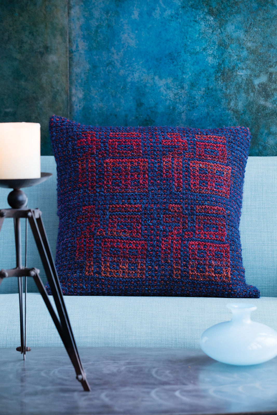 A Noro Pattern - Mosaic Pillow Cover (PDF)