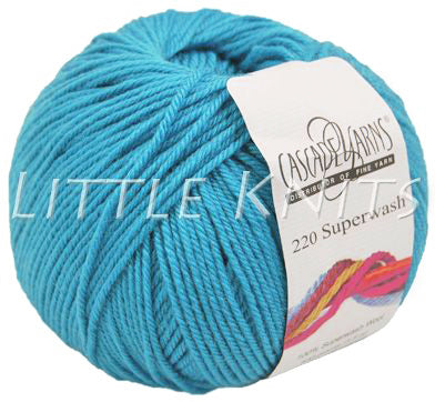 Cascade 220 Superwash - Bachelor Button (Color #227) - Dye Lot 7K4036