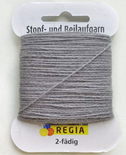 Regia 2-Ply Darning/Reinforcement Thread - Grey Mix (Color #2929)