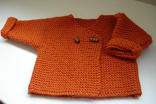 A Churchmouse Yarns and Teas Pattern - Easy Peasy Baby Jacket (PDF)