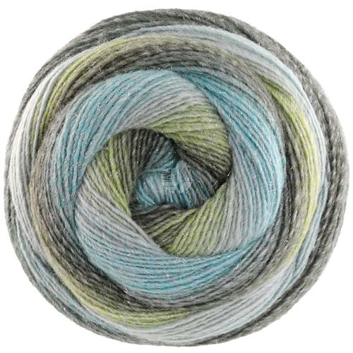 Lana Grossa Gomitolo Gala - Pacific Surf (Color #4022) - BIG 200 GRAM CAKES