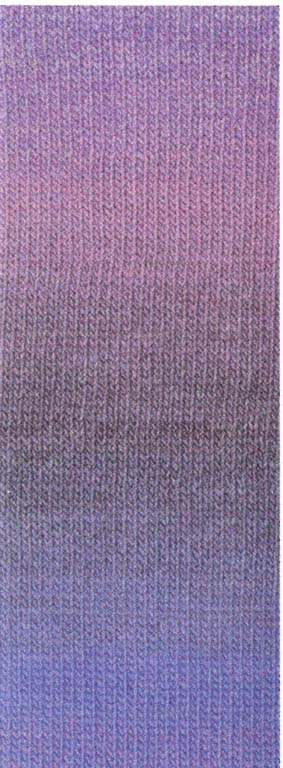 Lana Grossa Gomitolo Gala (Subtle Glitter) - Lilacs & Mauves (Color #4027) - BIG 200 GRAM CAKES
