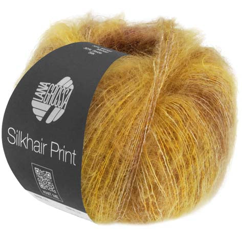 Lana Grossa SilkHair Prints - Egg Basket (Color #408) - FULL BAG SALE (5 Skeins)