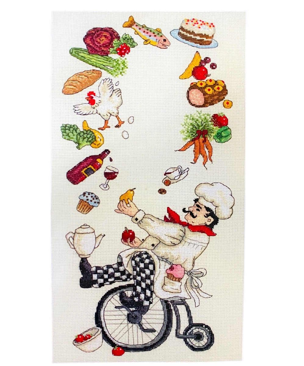 Anchor Counted Cross Stitch Kit - Serving Up A Feast (PCE734)