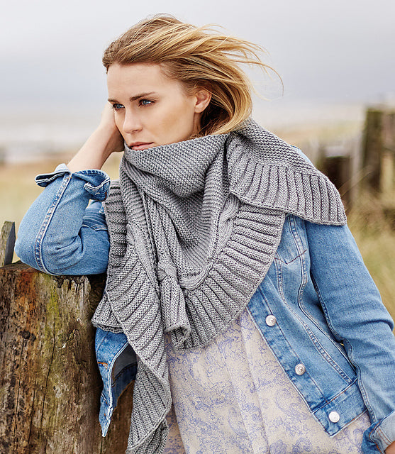 Urchin Wrap - FREE with 8 or more skein purchases of Softyak DK (PDF File)