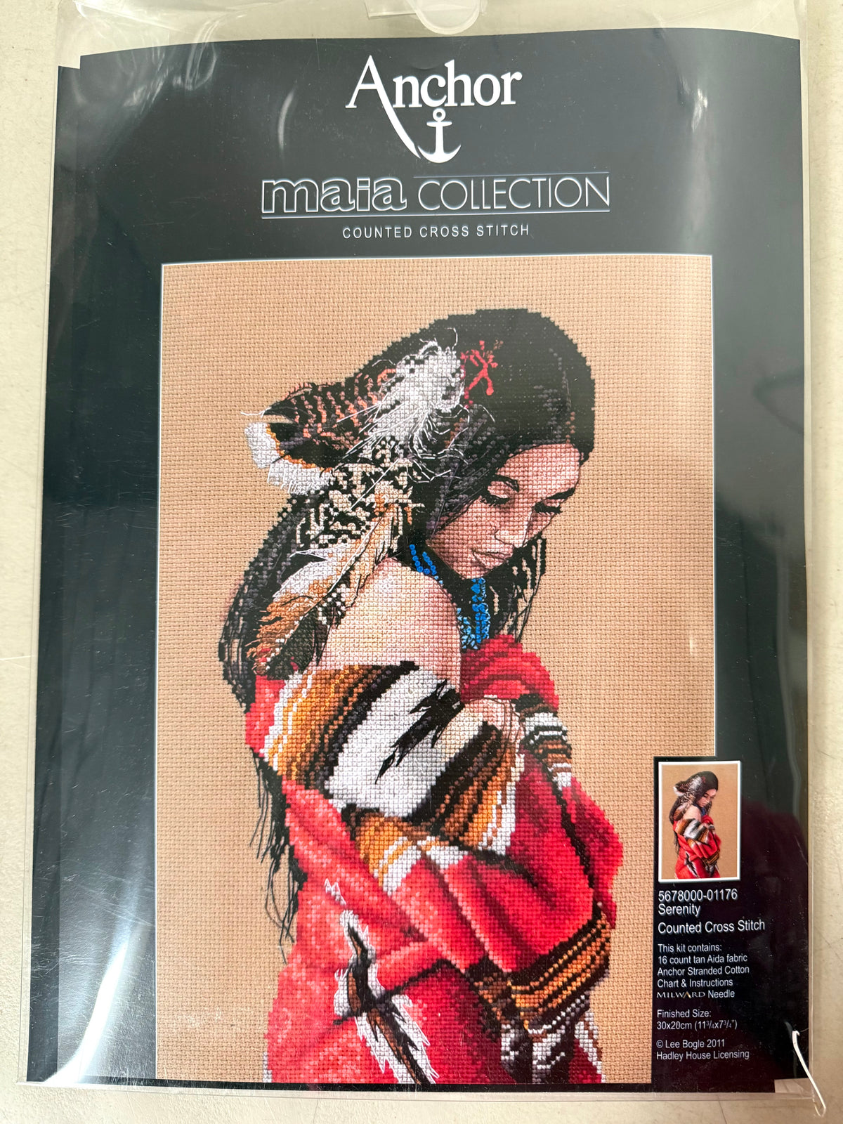 Anchor Maia Collection Counted Cross Stitch Kit - Serenity (5678000-01176)