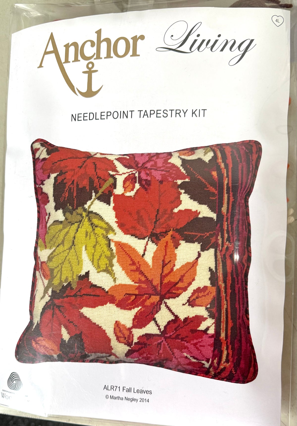 Anchor Needlepoint Tapestry Kit - Fall Leaves by Martha Negley