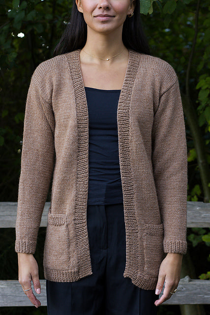 A FREE Cascade Woolpaka Pattern - Boyfriend Cardigan (PDF)Knitting Pattern on Sale at Little Knits