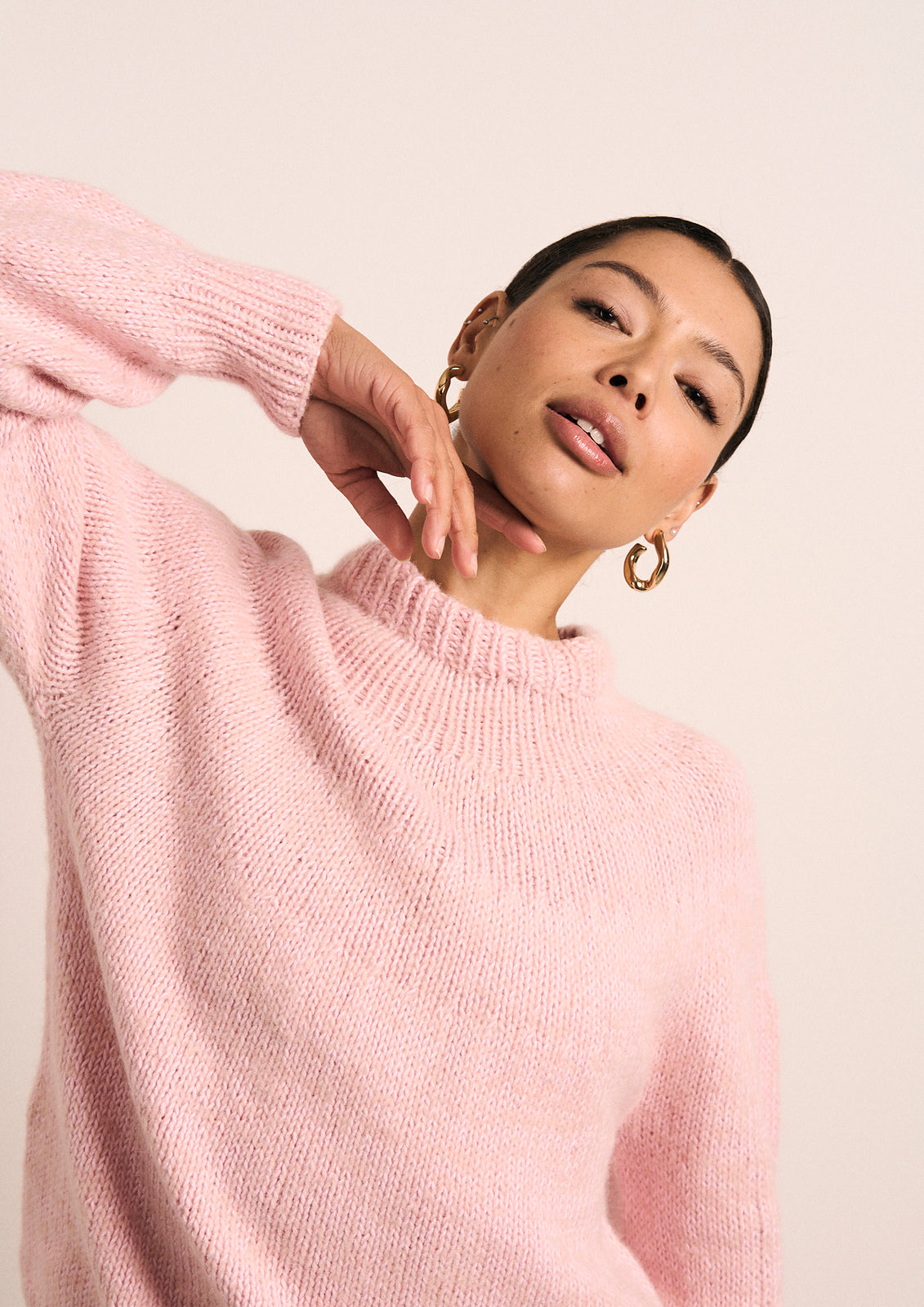A Mode at Rowan Alpaca Haze Pattern - Sigrid Pullover (PDF)