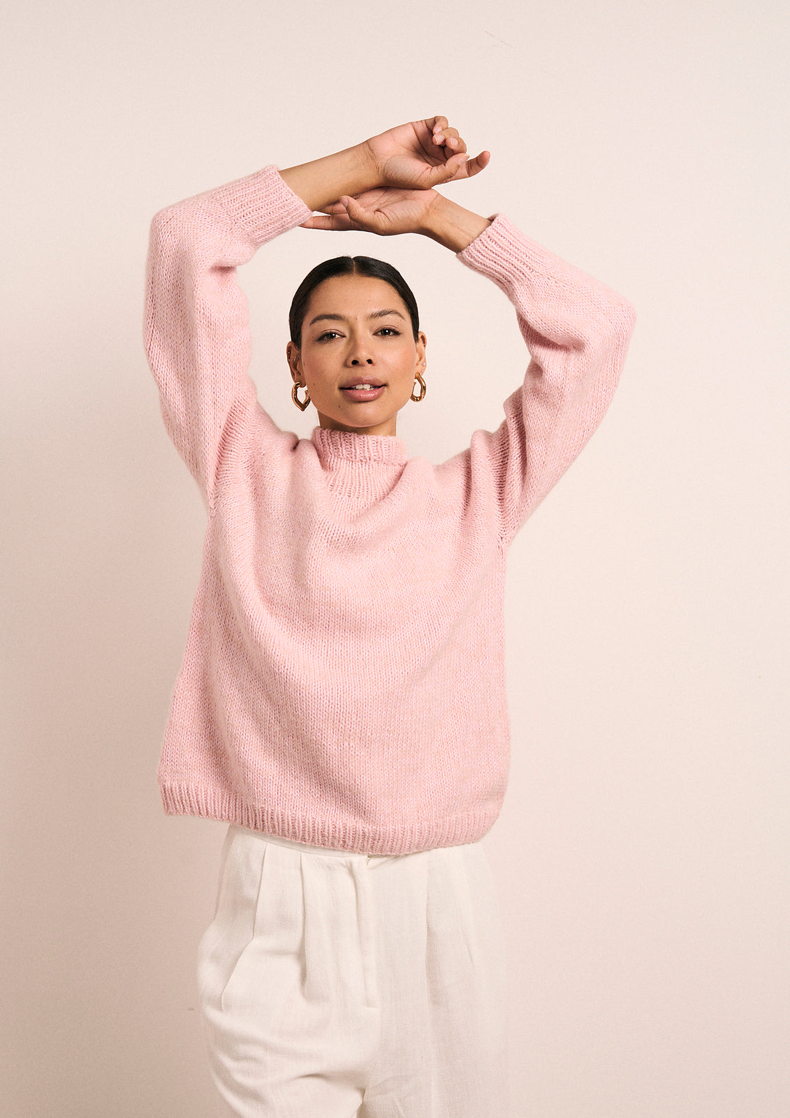 A Mode at Rowan Alpaca Haze Pattern - Sigrid Pullover (PDF)