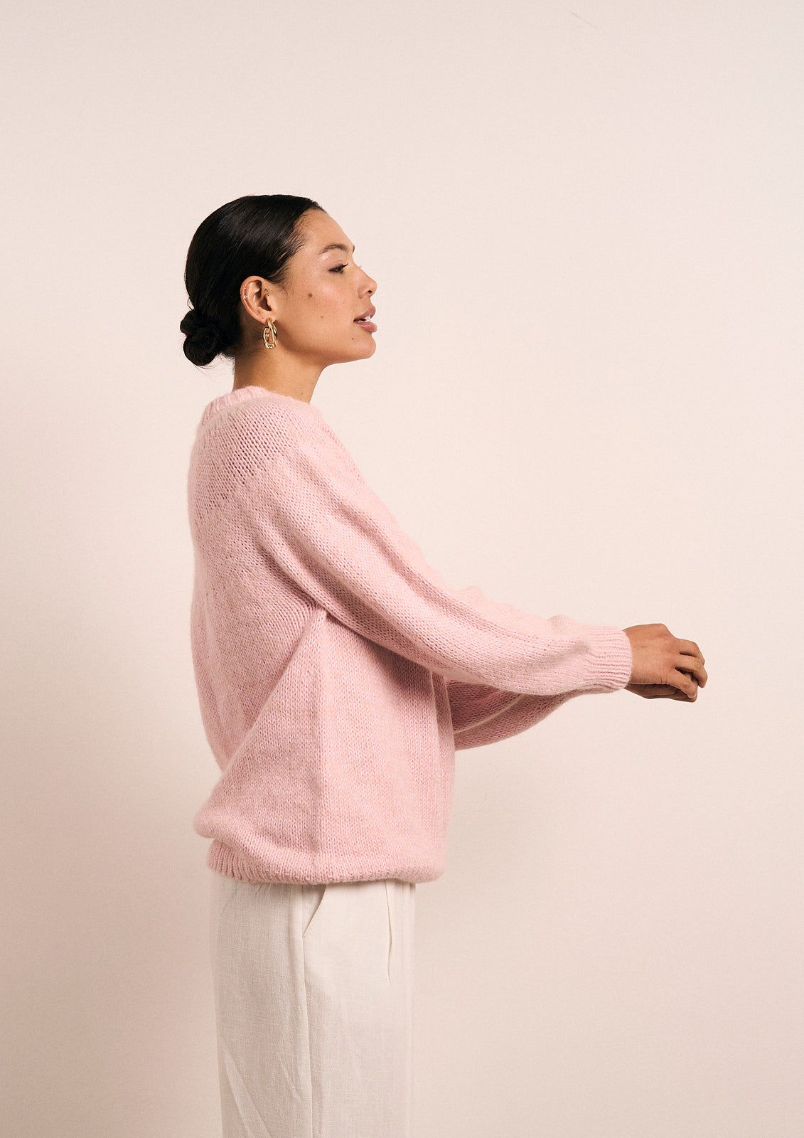 A Mode at Rowan Alpaca Haze Pattern - Sigrid Pullover (PDF)
