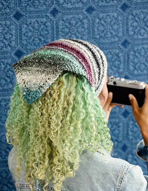 A Noro Pattern - The Knit Bandanna (PDF) Knitting Pattern on Sale and Little Knits