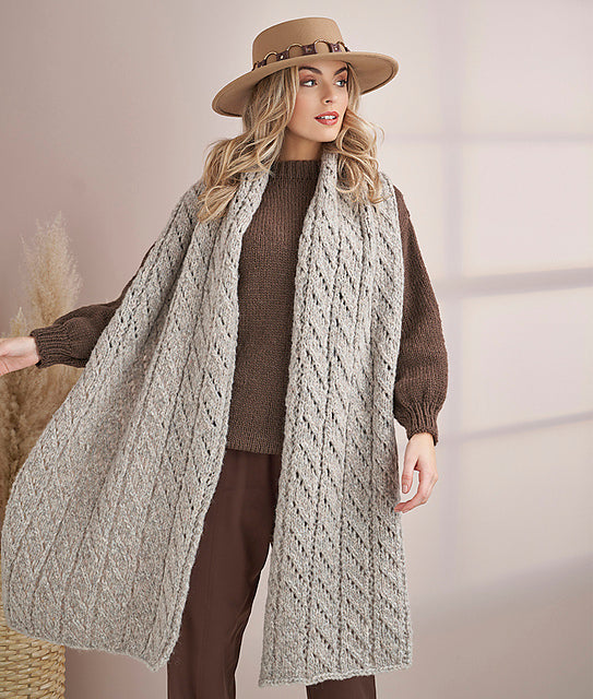 A Rowan Brushed Fleece Pattern - 011 Wrap (PDF)knitting pattern on sale at Little Knits