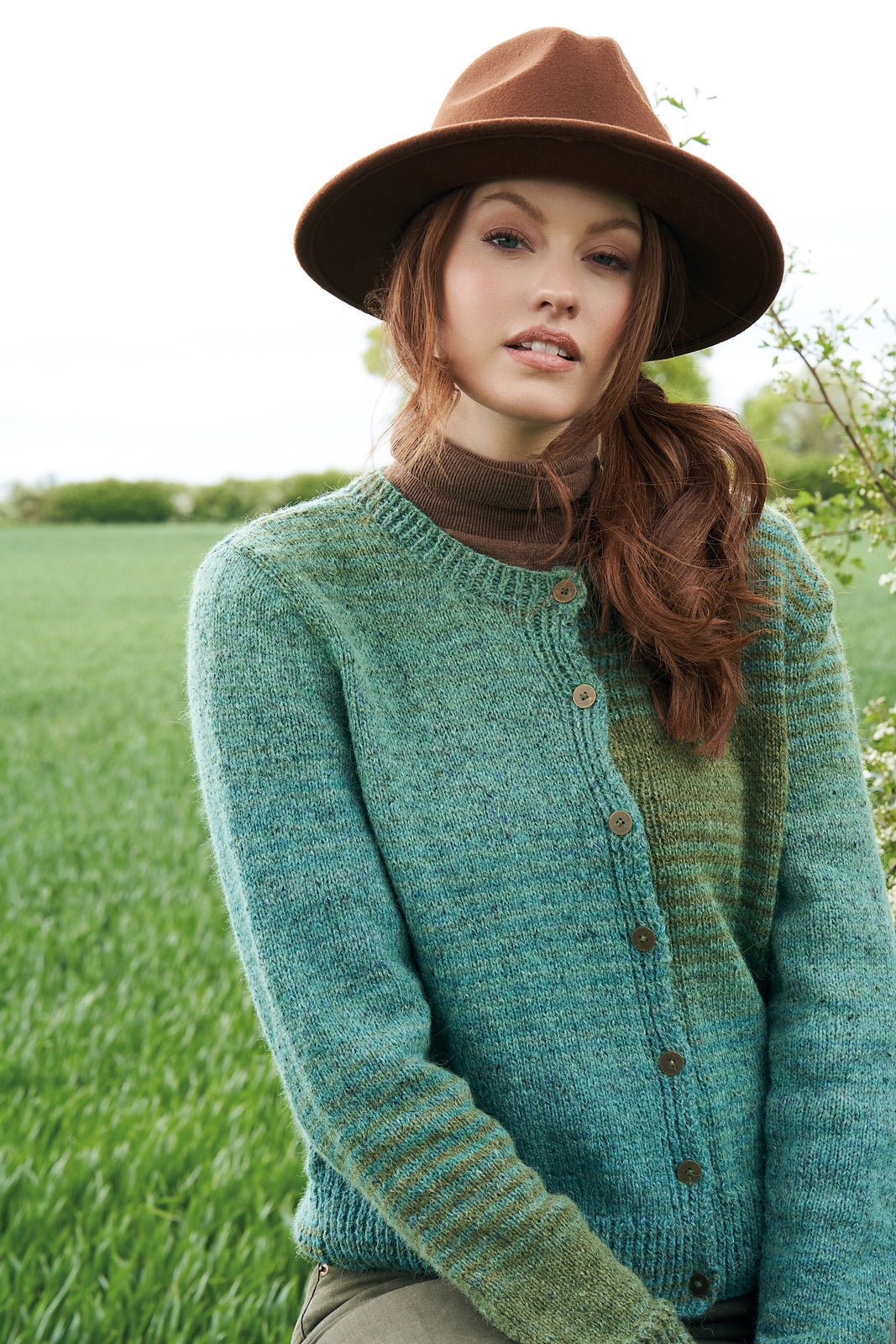 A Rowan Felted Tweed Colour Pattern - Abbey Cardigan (PDF)