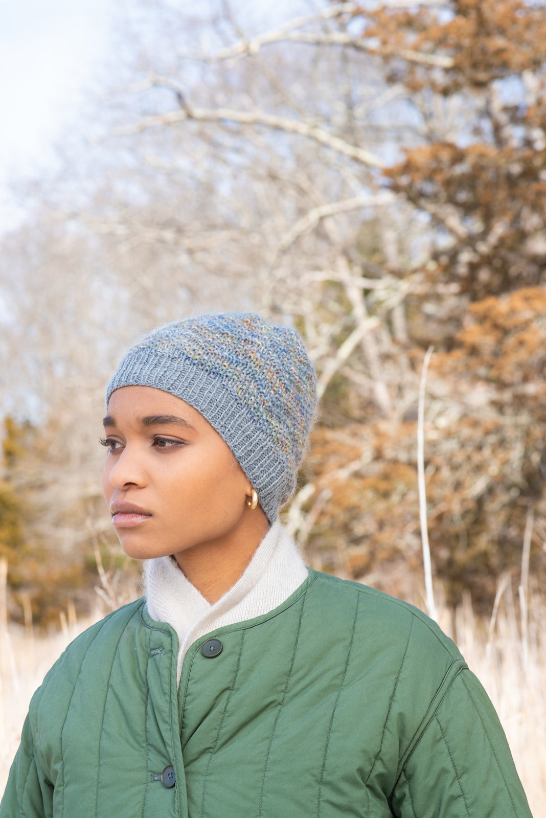 A Berroco Aerial & Ultra Wool DK Pattern - Jovita Hat and Mittens (PDF)