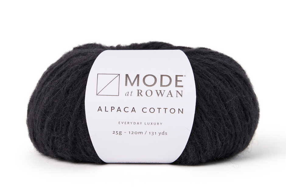 Mode at Rowan Alpaca Cotton - Noir (Color #10)