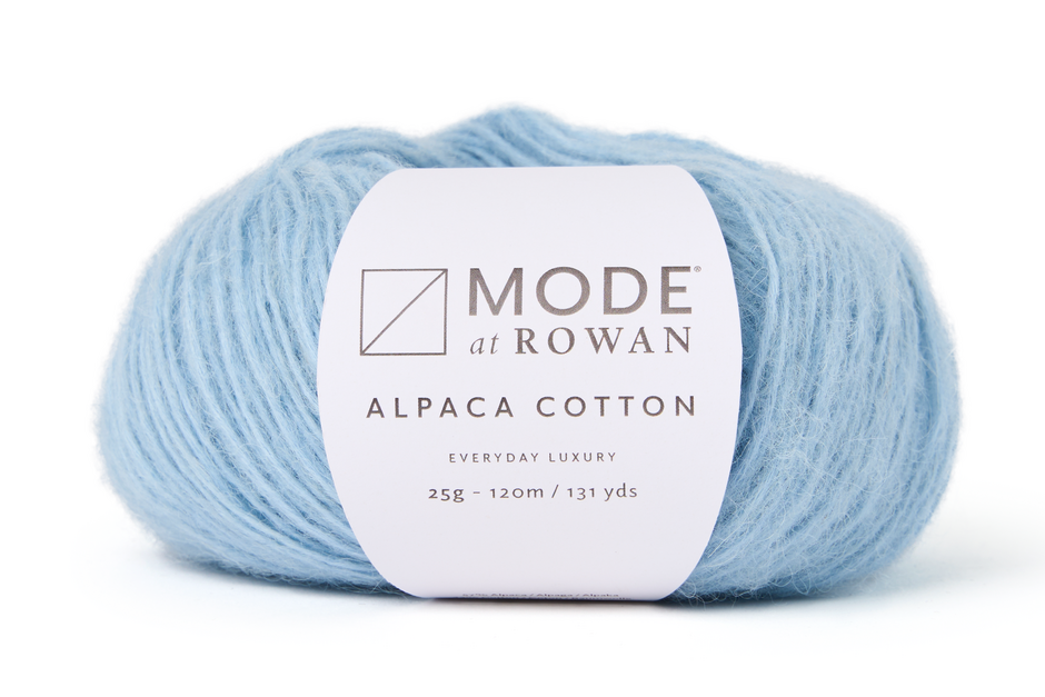 Mode at Rowan Alpaca Cotton - Blue Haze (Color #19)