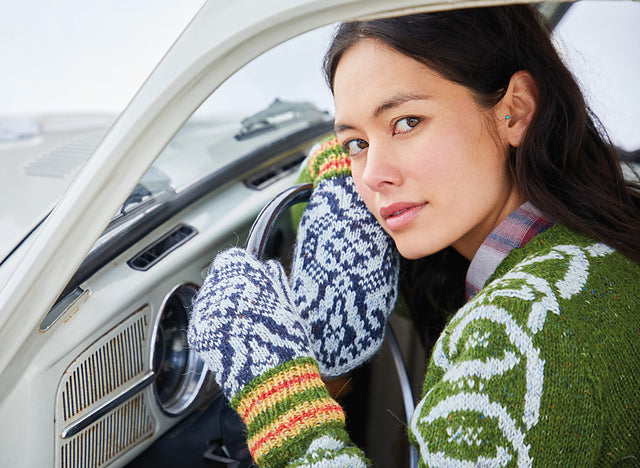 A Rowan Felted Tweed Pattern -  Aune Mittens (PDF)