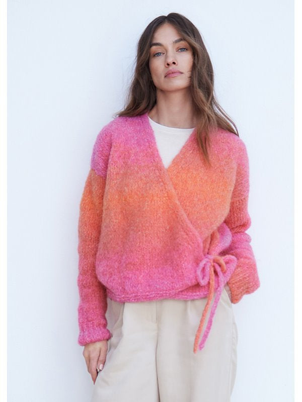 A FREE Lana Grossa Avio Pattern - Wrap Jacket - Design 13 (PDF)
