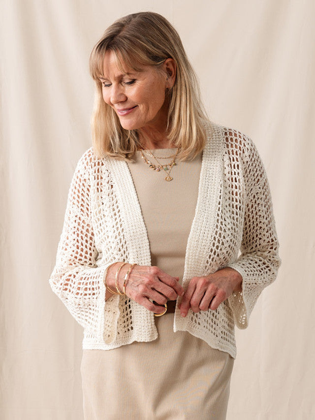 A Berroco Modern Linen Crochet Pattern - Breton (PDF)