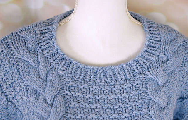 A FREE Cascade 220 Grande Pattern - Chunky Cabled Pullover (PDF)
