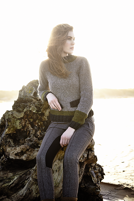 A Rowan Brushed Fleece Pattern - Carmel (PDF)