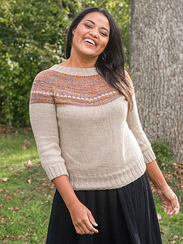 A FREE Berroco Summer Sesame Pattern - Carmel (PDF)