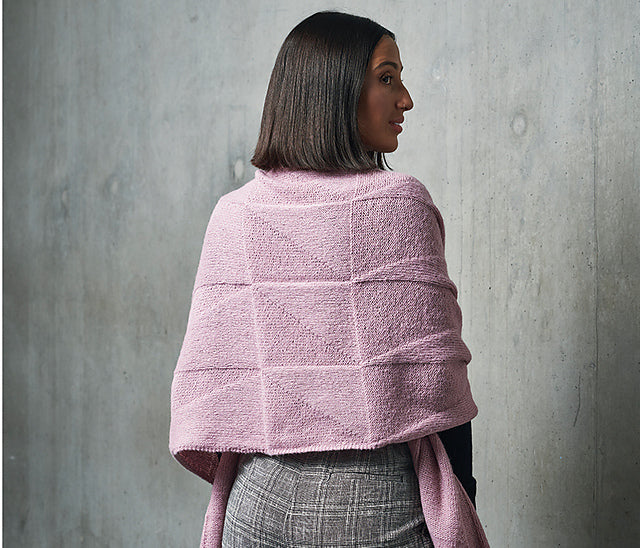A Rowan Alpaca Classic Pattern - Coleman Street Wrap (PDF)