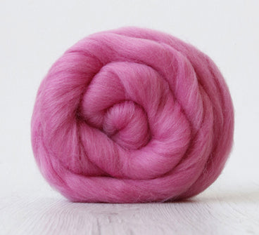 DHG Corriedale Wool Tops - Classic Collection - Cyclamen - 100g (3.5oz)