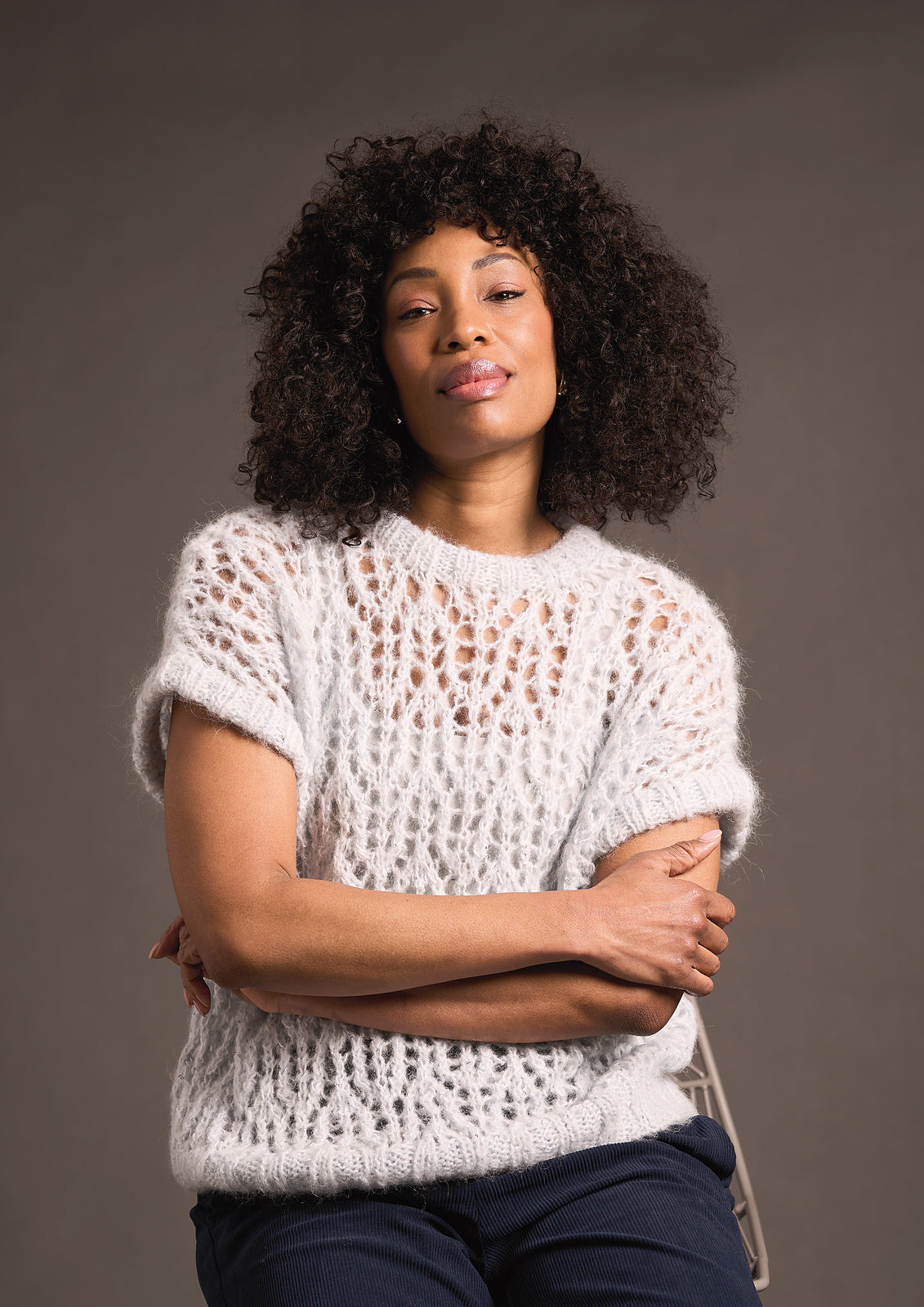 A Rowan Alpaca Sparkle Pattern - Dors Top (PDF)