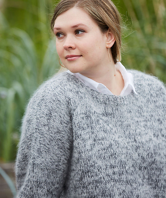 A Churchmouse Yarns and Teas Pattern- Easy Relaxed Pullover (PDF)