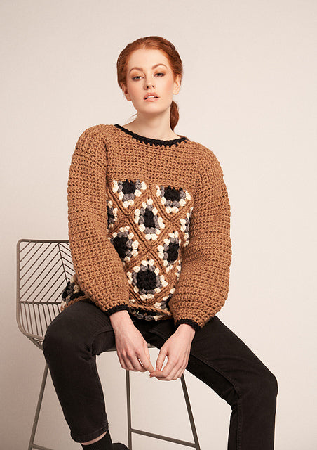 A Rowan Big Wool Pattern - Evelyn (PDF)