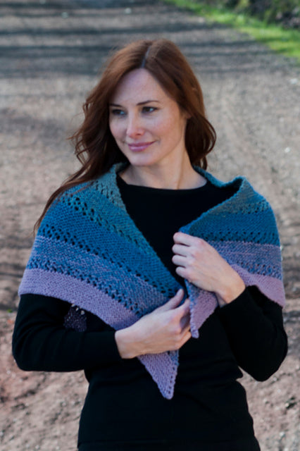 A FREE Cascade 220 Fingering Pattern - Color Shift Shawl (PDF)