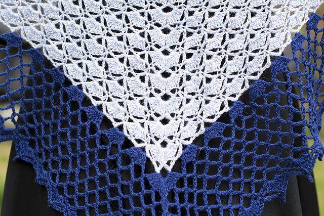 A FREE Cascade 220 Fingering Pattern - Pomelo Shawl (PDF)
