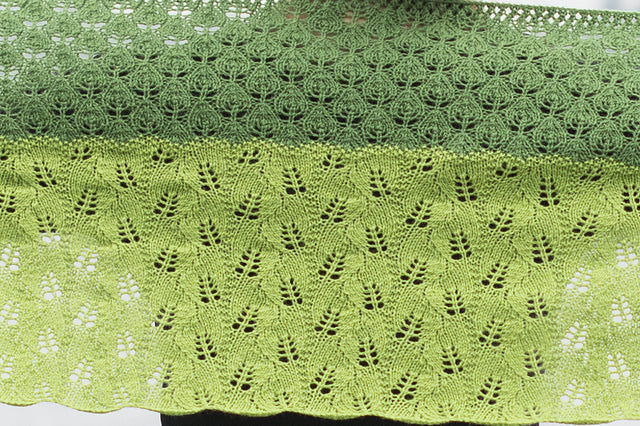 A FREE Cascade 220 Fingering Pattern - Leafy Transitions (PDF)