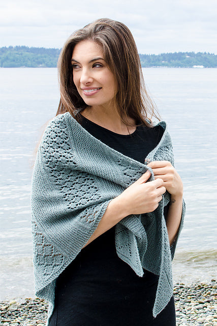 A FREE Cascade 220 Fingering Pattern - Lattice Sampler Shawl (PDF)