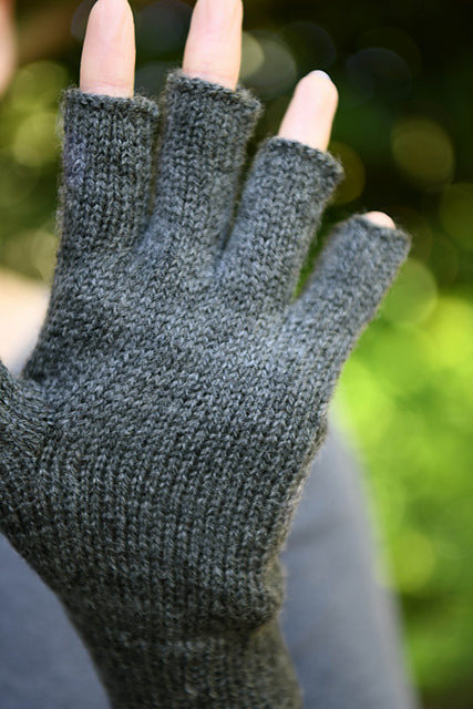 A FREE Cascade 220 Fingering Pattern - Ribbed Fingerless Gloves (PDF)