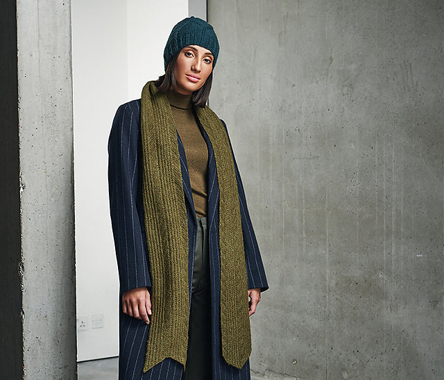 A Rowan Alpaca Classic Pattern - Lauderdal Scarf (PDF)