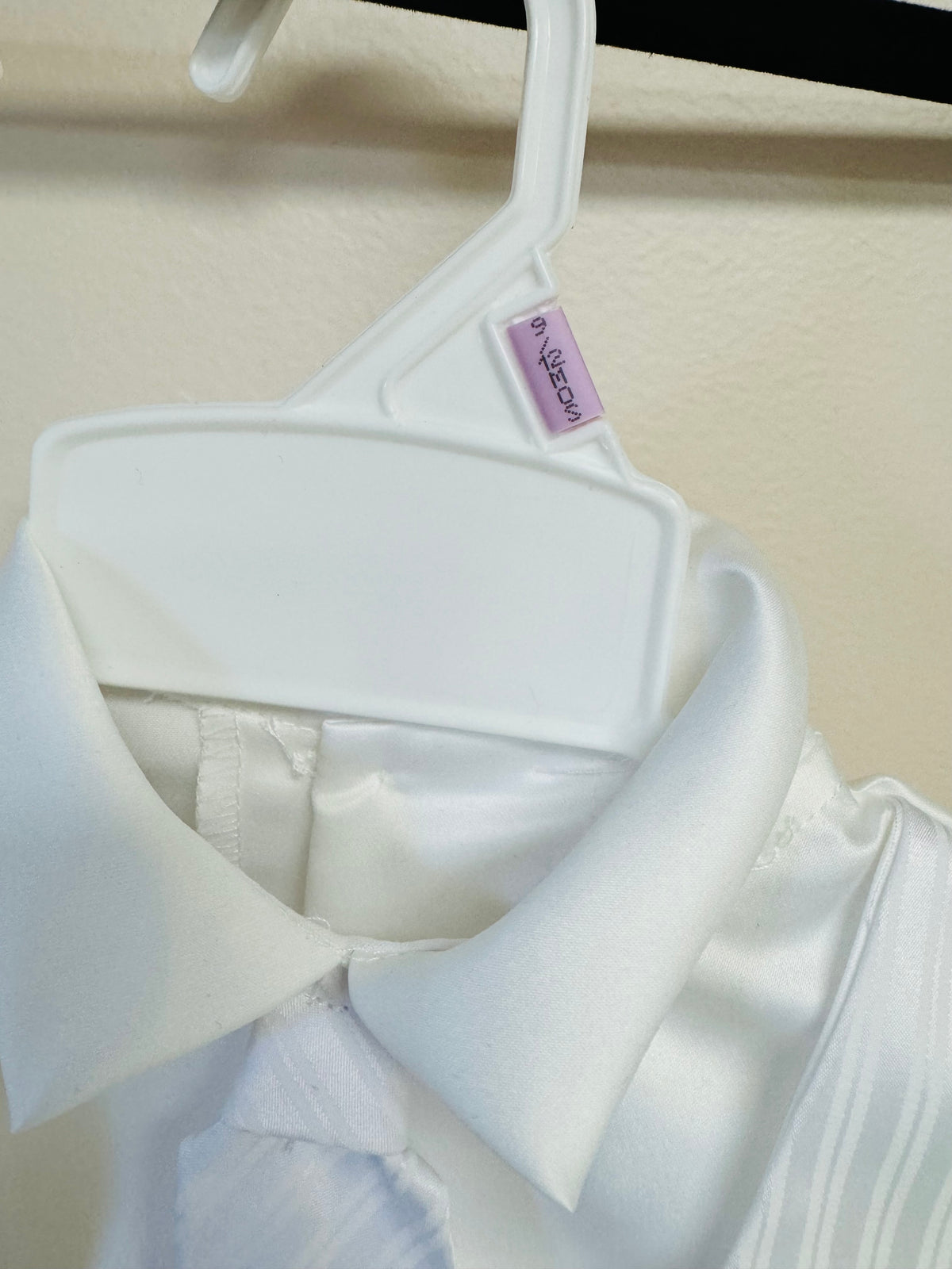 New, Baby Boy Pants, Striped Vest w/ Tie & Hat Christening Outfit - Small Marks Back of Left Sleeve