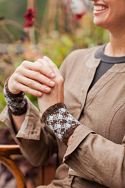 A Churchmouse Yarns and Teas Pattern - Colorwork Cuffs (PDF)