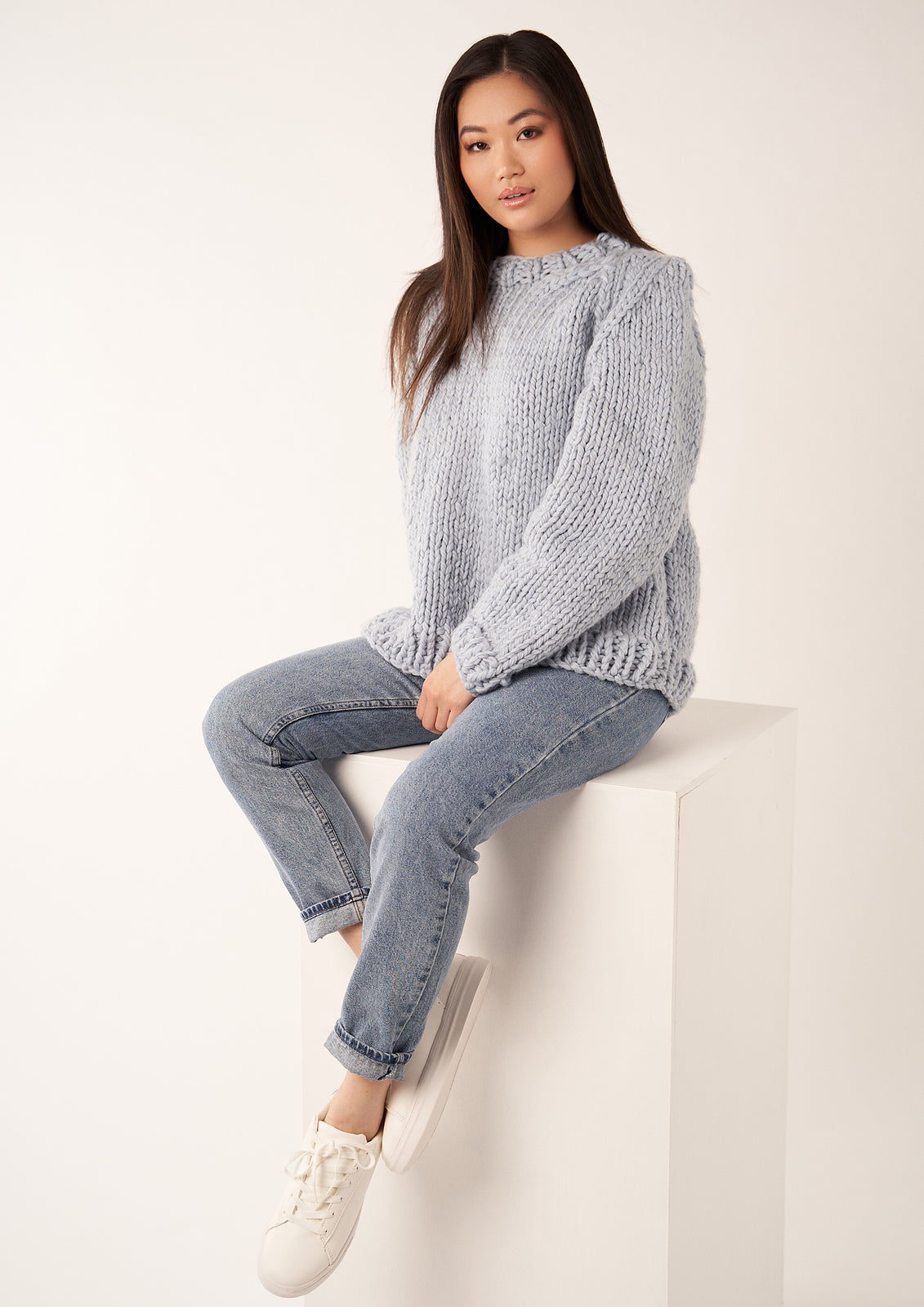A Rowan BIG Big Wool Pattern - Ice Sweater (PDF)