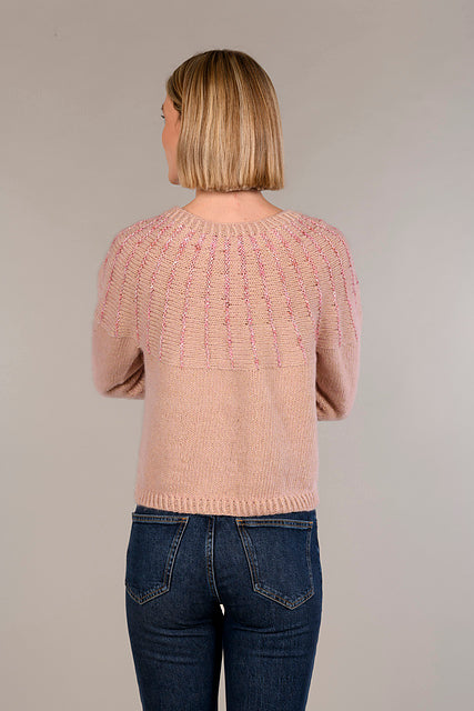 A Juniper Moon Farm Glimmer & Cotton + Merino Chic Pattern - Aria (PDF)