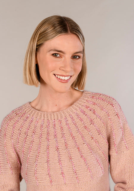 A Juniper Moon Farm Glimmer & Cotton + Merino Chic Pattern - Aria (PDF)