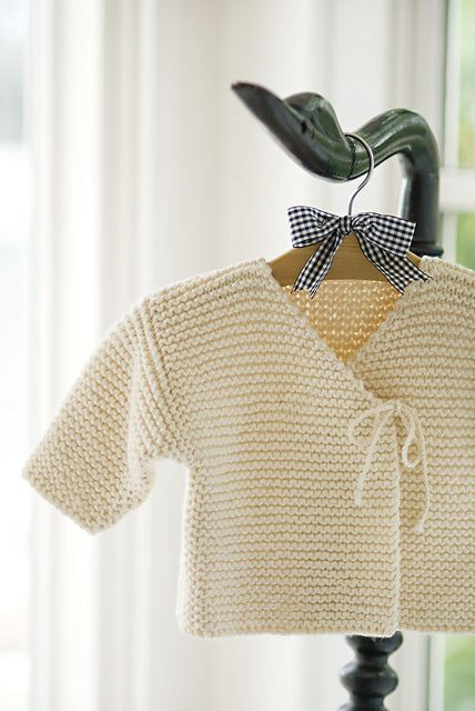 A Churchmouse Yarns and Teas Pattern - Easy Peasy Baby Jacket (PDF)