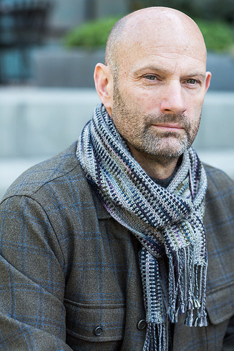 A Churchmouse Yarns and Teas Pattern - Crocheted Linen Stitch Scarf & Loop (PDF)