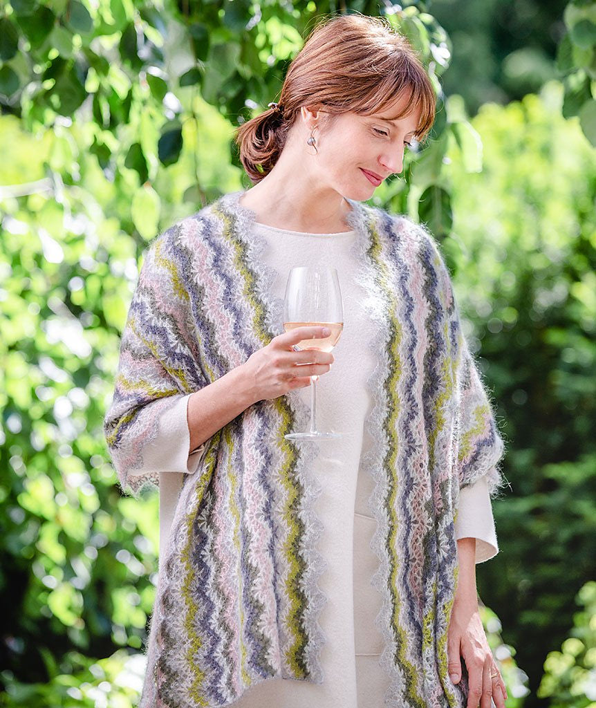 A Churchmouse Yarns and Teas Crochet Pattern - Vintage Crocheted Wrap and Scarf (PDF)