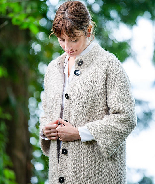 A Churchmouse Yarns and Teas Pattern - Car Coat (PDF)